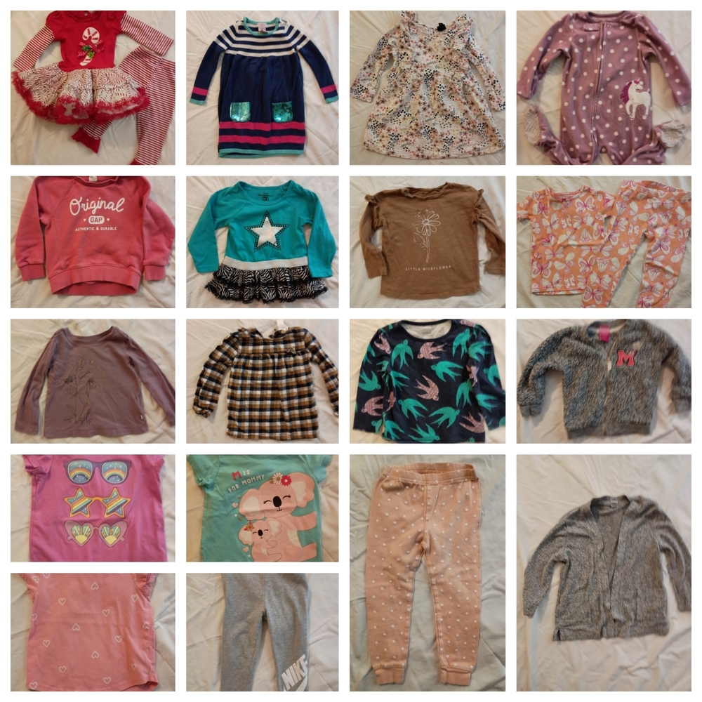 Girls' Clothing Bundle - Various Styles and Colors